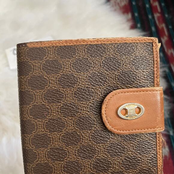 Céline Brown Compact Monogram Macadam Bifold Wallet - Picture 2 of 11